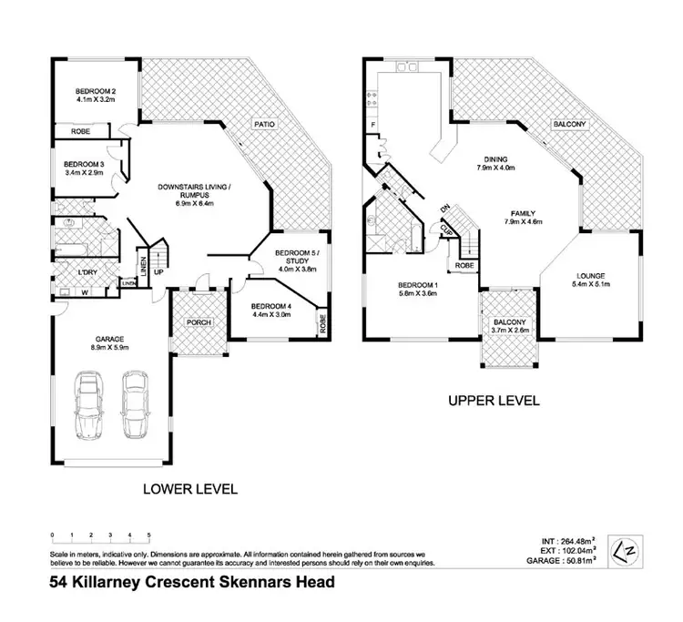 Floorplan of Homely house listing, 54 Killarney Crescent, Skennars Head NSW 2478