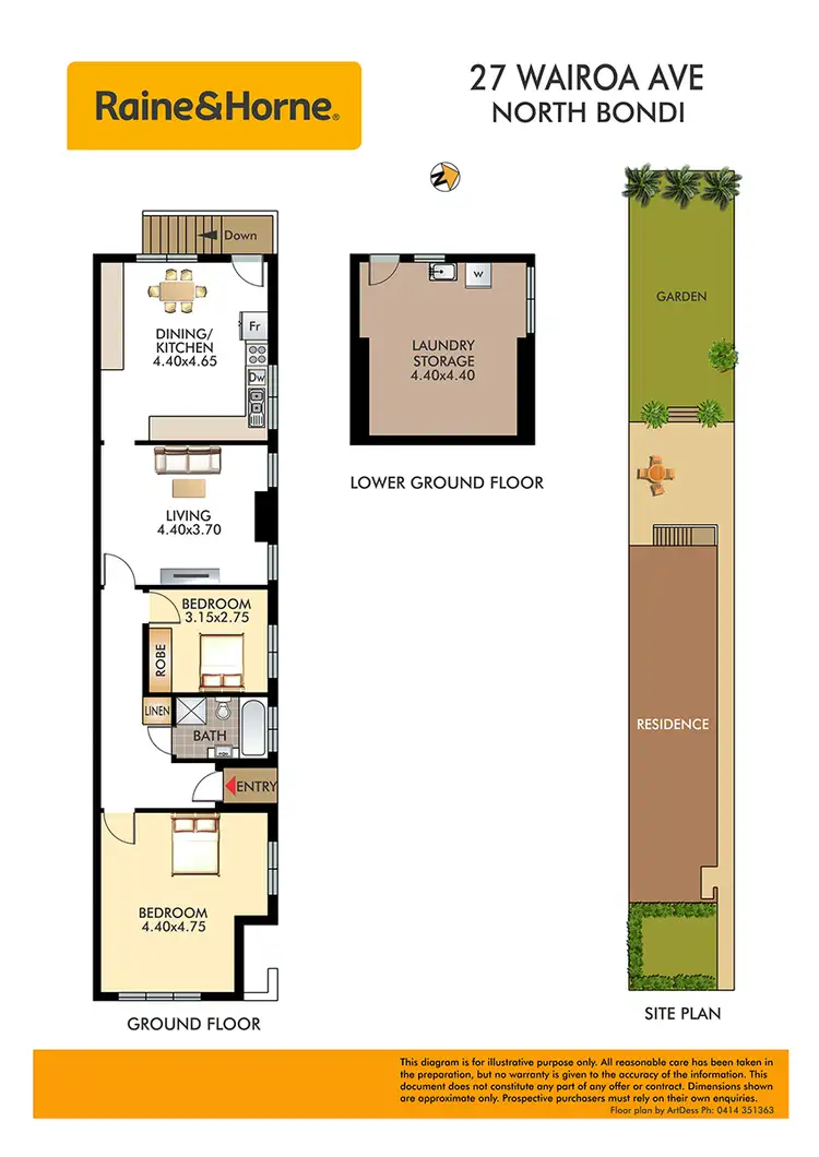 Floorplan of Homely house listing, 27 Wairoa Avenue, North Bondi NSW 2026
