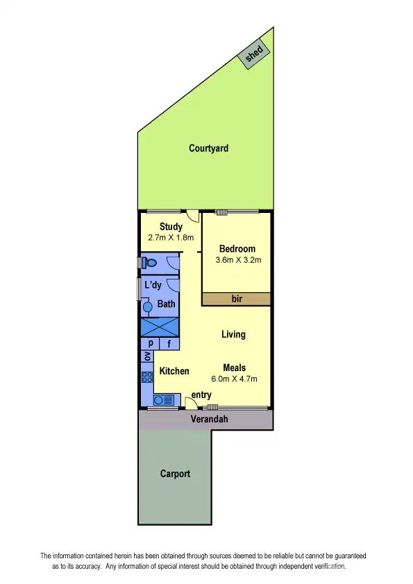 Floorplan of Homely unit listing, 2/94 Delaware Street, Reservoir VIC 3073