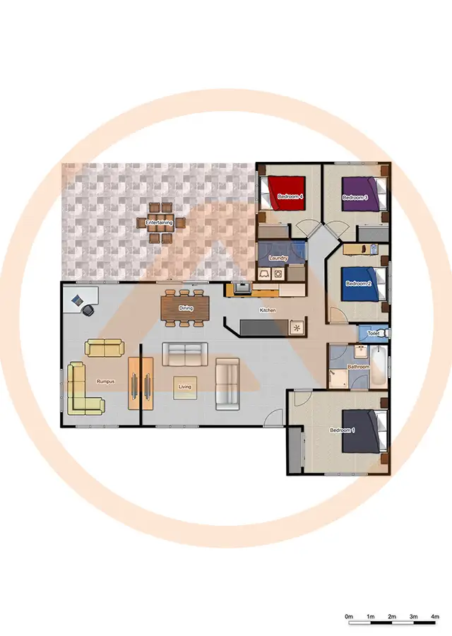 Floorplan of Homely house listing, 10 Diamantina Street, Hillcrest QLD 4118