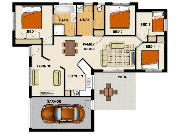 Floorplan of Homely house listing, 11 Wilkins Court, Boronia Heights QLD 4124