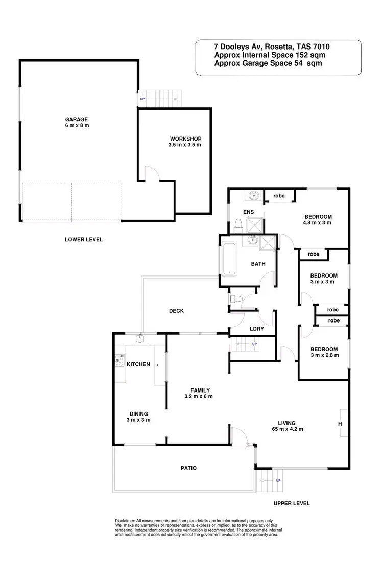 Floorplan of Homely house listing, 7 Dooleys Avenue, Rosetta TAS 7010