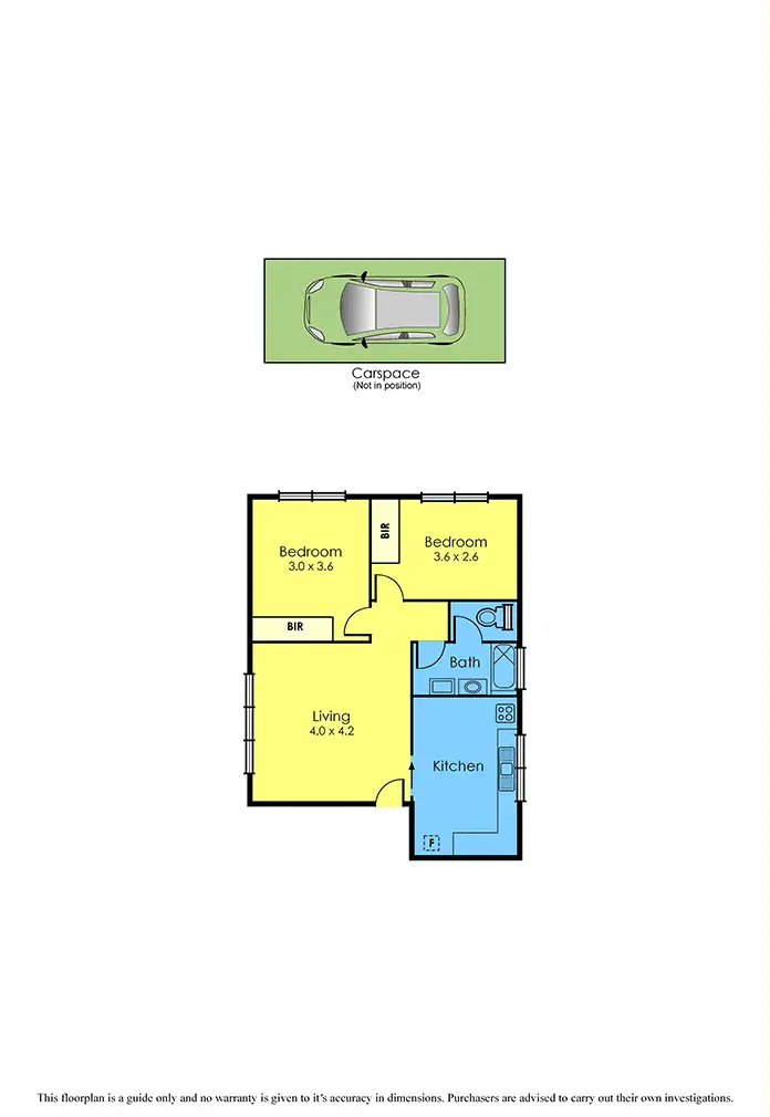 Floorplan of Homely apartment listing, 6/31 Edgar Street, Kingsville VIC 3012