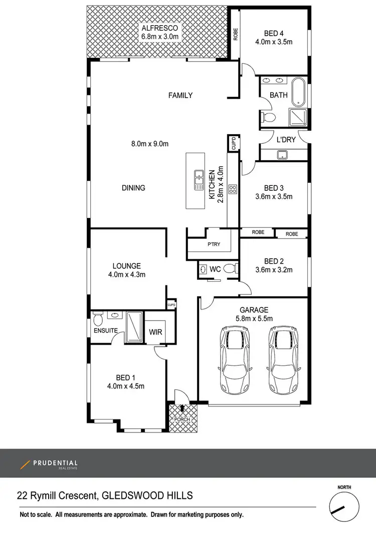 Floorplan of Homely house listing, 22 Rymill Crescent, Gledswood Hills NSW 2557