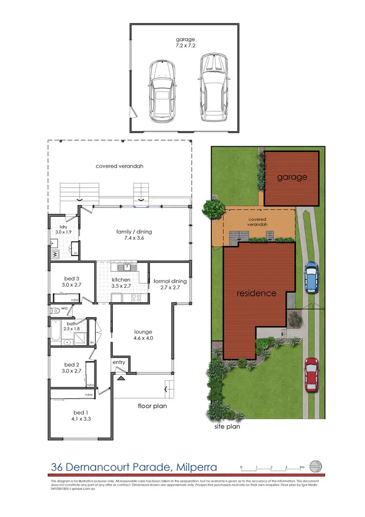 Floorplan of Homely house listing, 36 Dernancourt Parade, Milperra NSW 2214