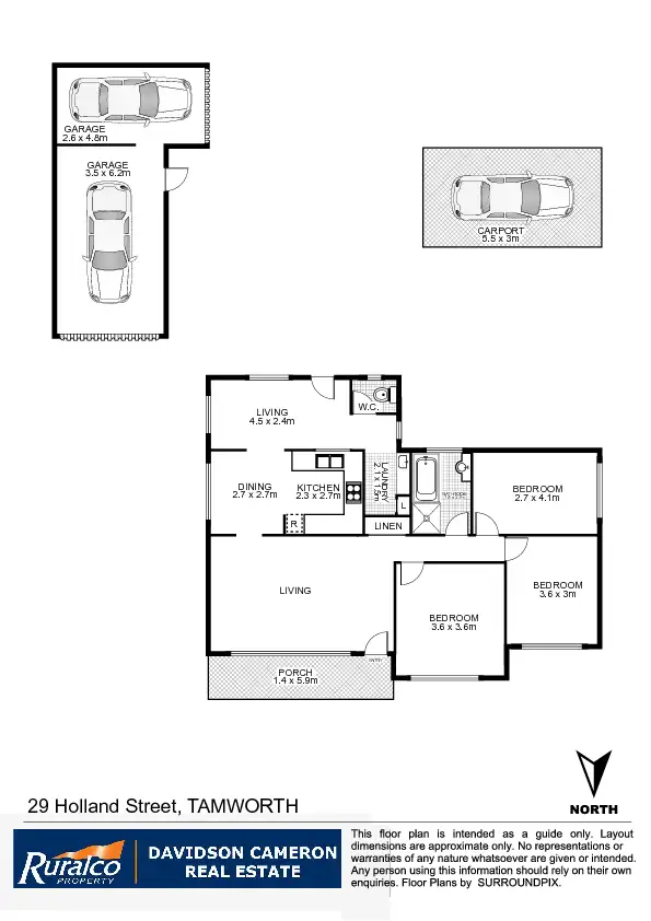 Floorplan of Homely house listing, 29 Holland Street, Tamworth NSW 2340