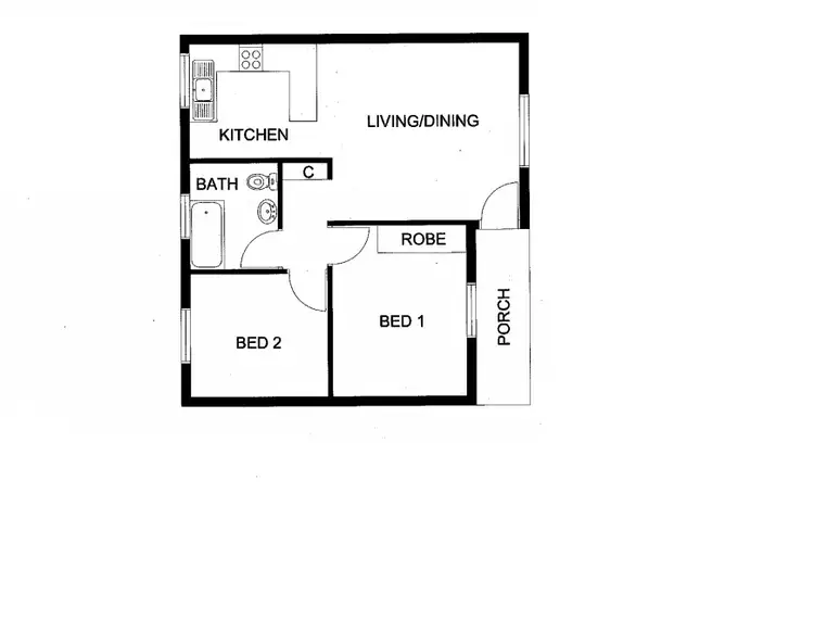 Floorplan of Homely unit listing, 5/6 CYCAD PLACE, Sadadeen NT 870