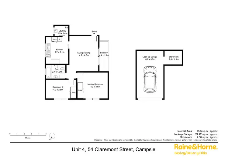 Floorplan of Homely apartment listing, 4/54 Claremont Street, Campsie NSW 2194
