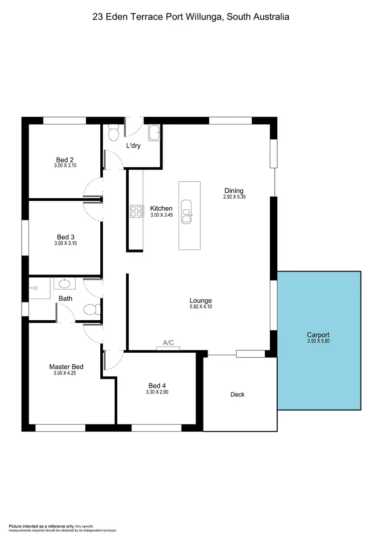 Floorplan of Homely house listing, 23 Eden Terrace, Port Willunga SA 5173