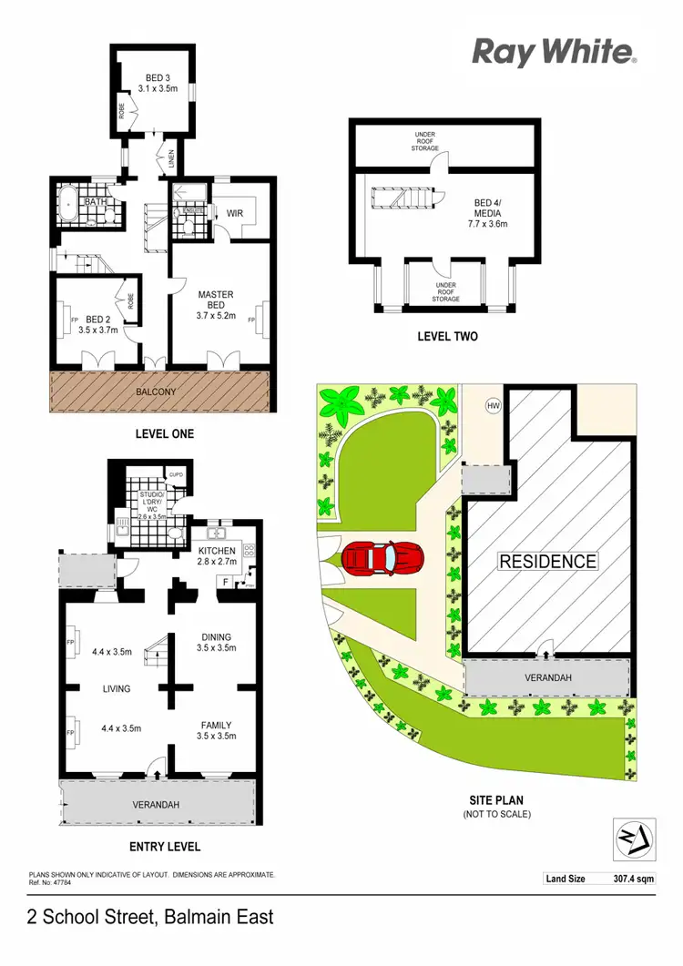 Floorplan of Homely house listing, 2 School Street, Balmain East NSW 2041