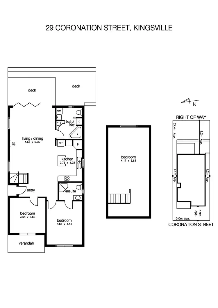Floorplan of Homely house listing, 29 Coronation Street, Kingsville VIC 3012