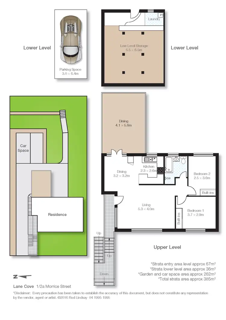 Floorplan of Homely apartment listing, 1/2A Morrice Street, Lane Cove NSW 2066