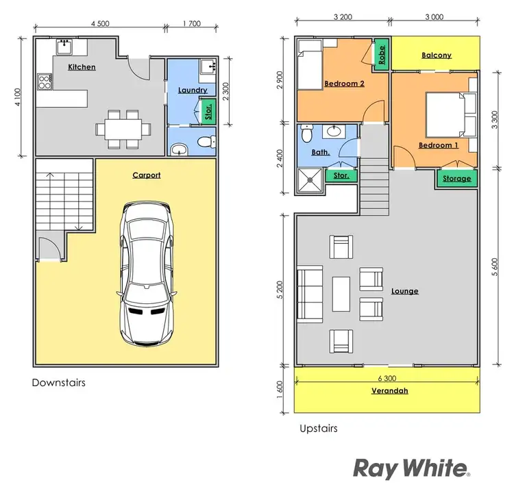 Floorplan of Homely unit listing, 2/117 Wynter Street, Taree NSW 2430