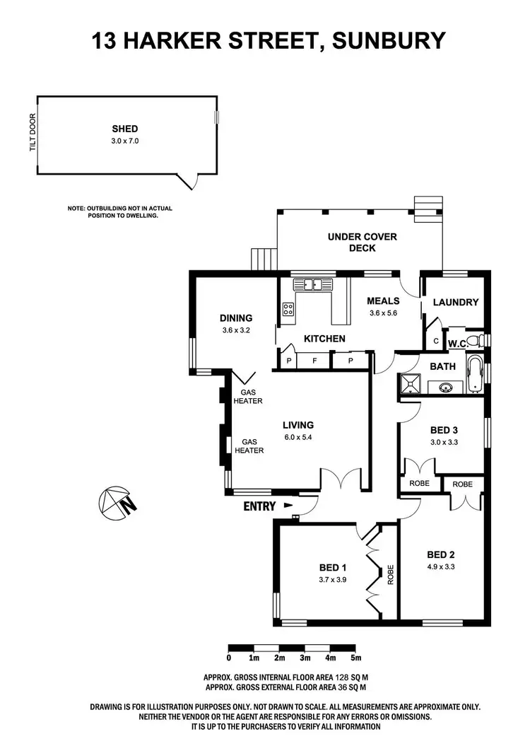 Floorplan of Homely house listing, 13 Harker Street, Sunbury VIC 3429