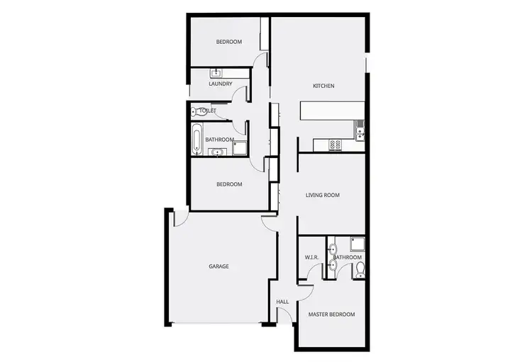 Floorplan of Homely house listing, 3 Sloane Court, Mildura VIC 3500