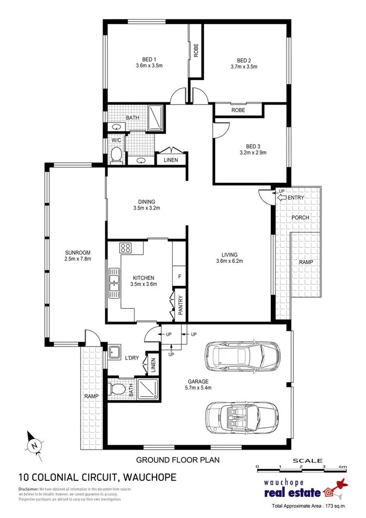 Floorplan of Homely house listing, 10 Colonial Circuit, Wauchope NSW 2446