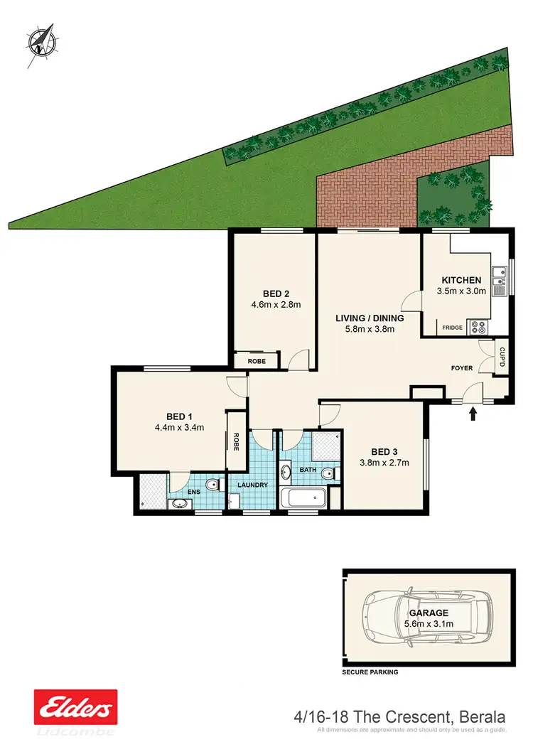 Floorplan of Homely house listing, 4/16-18 The Crescent, Berala NSW 2141