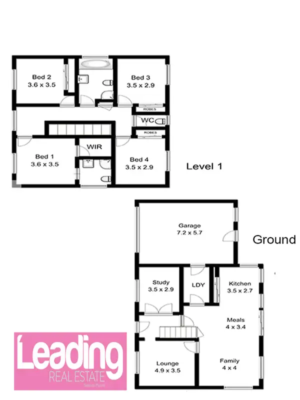 Floorplan of Homely house listing, 23 Keswick Rise, Sunbury VIC 3429