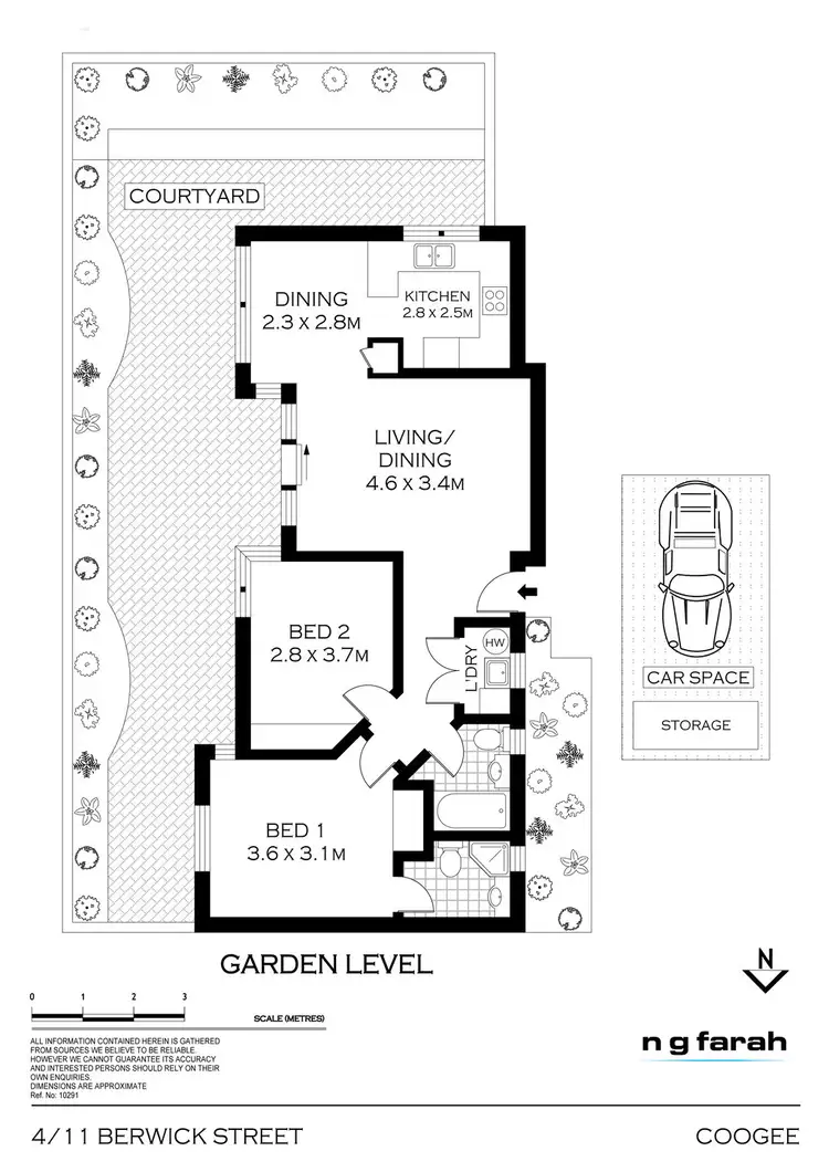Floorplan of Homely apartment listing, 4/11 Berwick Street, Coogee NSW 2034