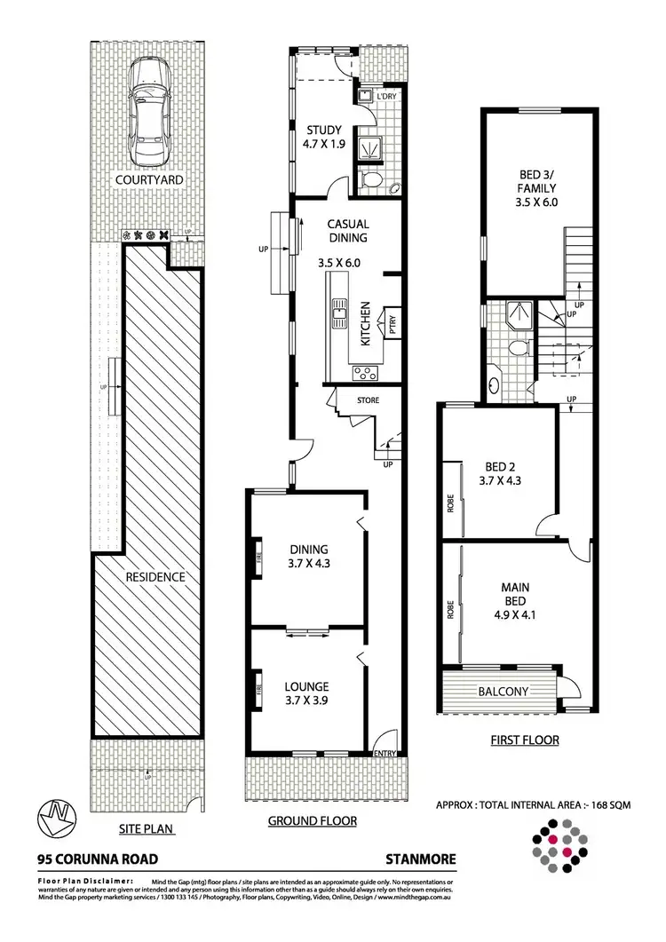 Floorplan of Homely house listing, 95 Corunna Road, Stanmore NSW 2048