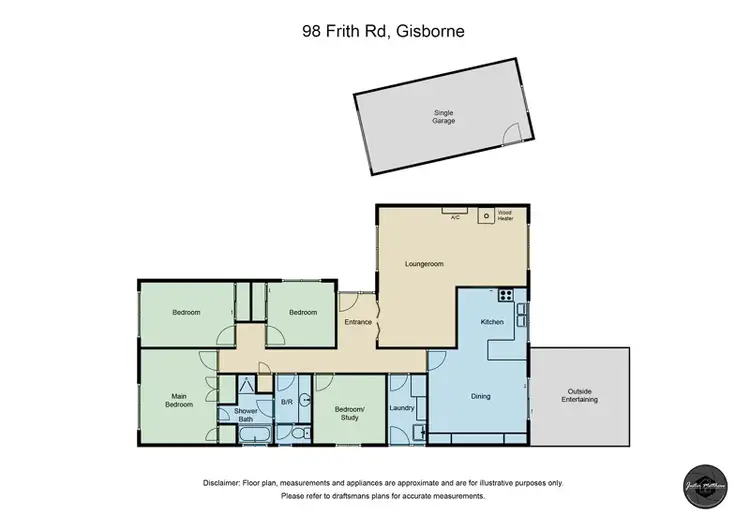 Floorplan of Homely house listing, 98 Frith Road, Gisborne VIC 3437