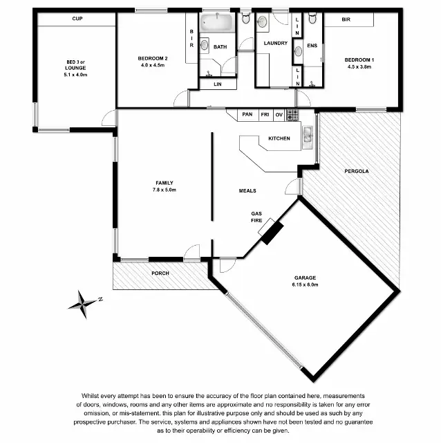 Floorplan of Homely house listing, 3 Henley Street, Mount Gambier SA 5290