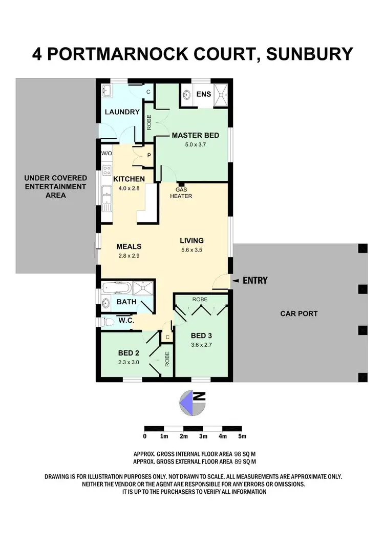 Floorplan of Homely house listing, 4 Portmarnock Court, Sunbury VIC 3429