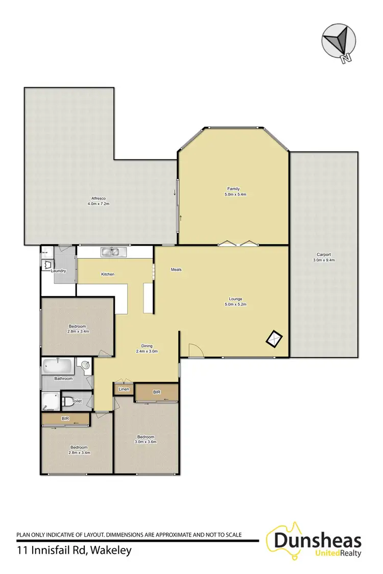 Floorplan of Homely house listing, 11 Innisfail Road, Wakeley NSW 2176