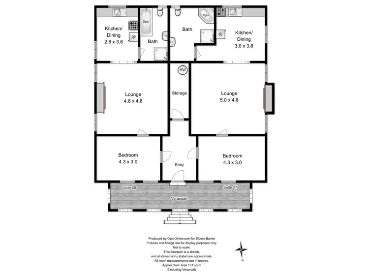 Floorplan of Homely apartment listing, 3 Bay View Avenue, Burnie TAS 7320
