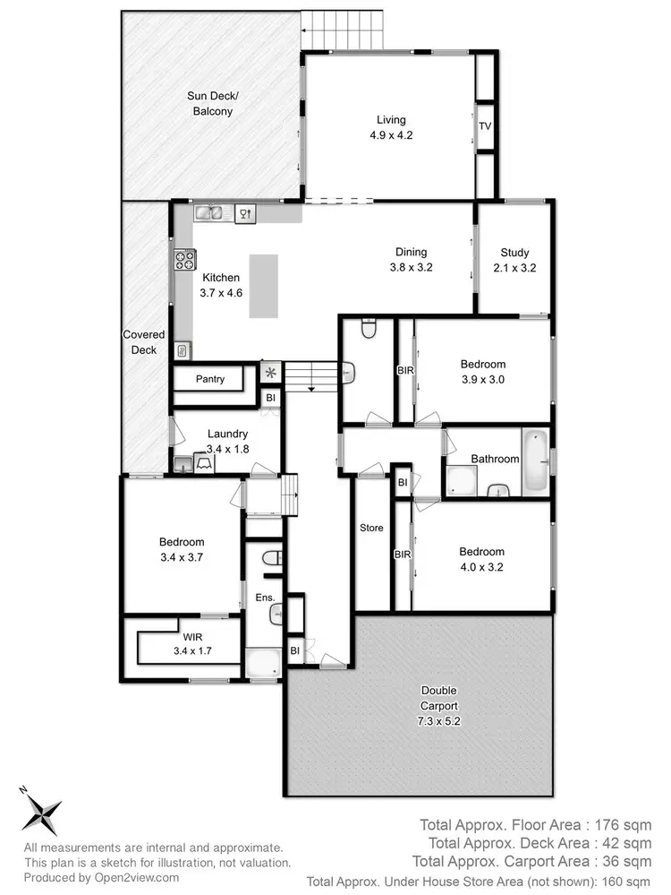 Floorplan of Homely house listing, 9 Thornton Close, Blackmans Bay TAS 7052