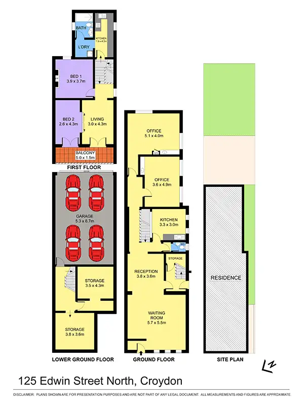 Floorplan of Homely house listing, 125 Edwin Street North, Croydon NSW 2132