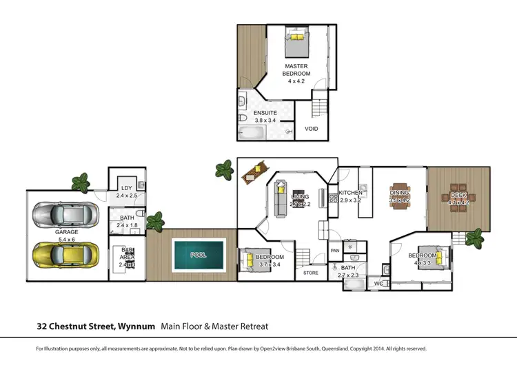 Floorplan of Homely house listing, 32 Chestnut Street, Wynnum QLD 4178