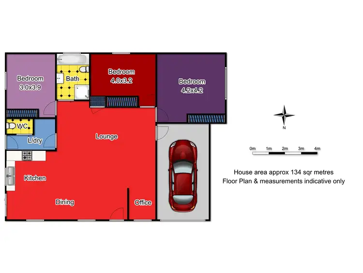 Floorplan of Homely house listing, 10 Begonia Place, Orange NSW 2800