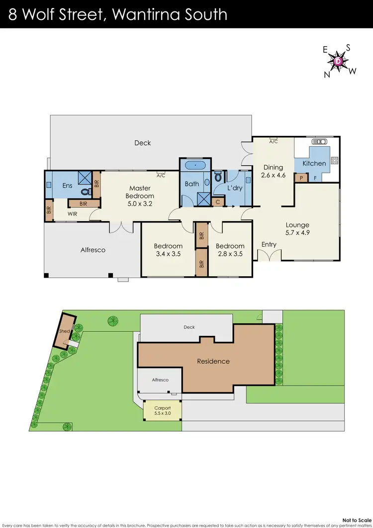 Floorplan of Homely house listing, 8 Wolf Street, Wantirna South VIC 3152