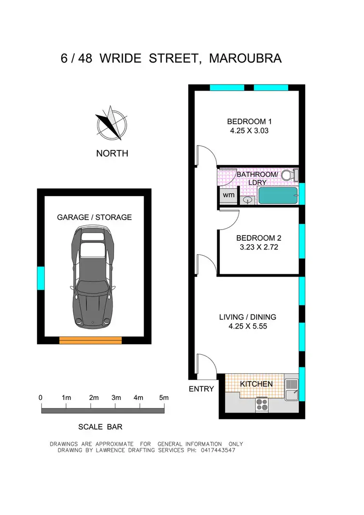 Floorplan of Homely unit listing, 6/48 Wride Street, Maroubra NSW 2035