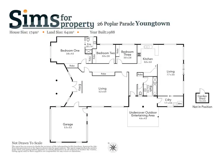 Floorplan of Homely house listing, 26 Poplar Parade, Youngtown TAS 7249