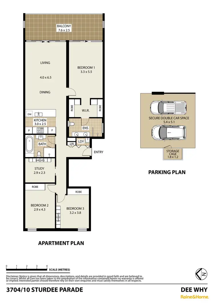 Floorplan of Homely unit listing, 3704/10 Sturdee Parade, Dee Why NSW 2099