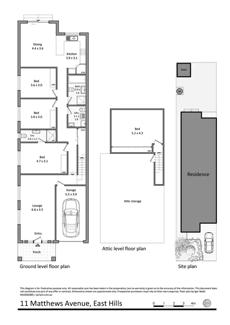 Floorplan of Homely house listing, 11 Matthews Avenue, East Hills NSW 2213