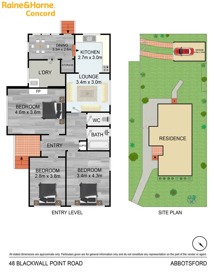 Floorplan of Homely house listing, 48 Blackwall Point Road, Abbotsford NSW 2046