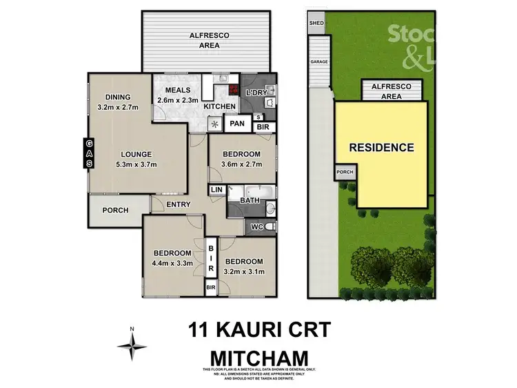 Floorplan of Homely house listing, 11 Kauri Court, Mitcham VIC 3132
