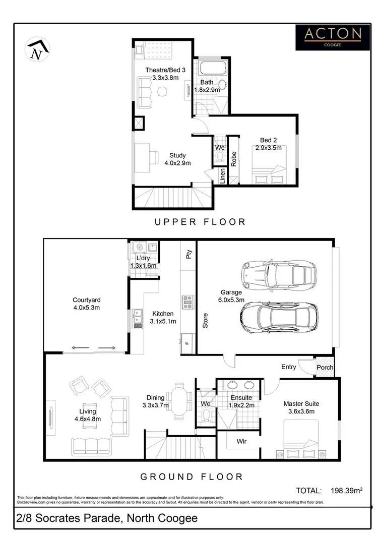 Floorplan of Homely house listing, 2/8 Socrates Parade, North Coogee WA 6163