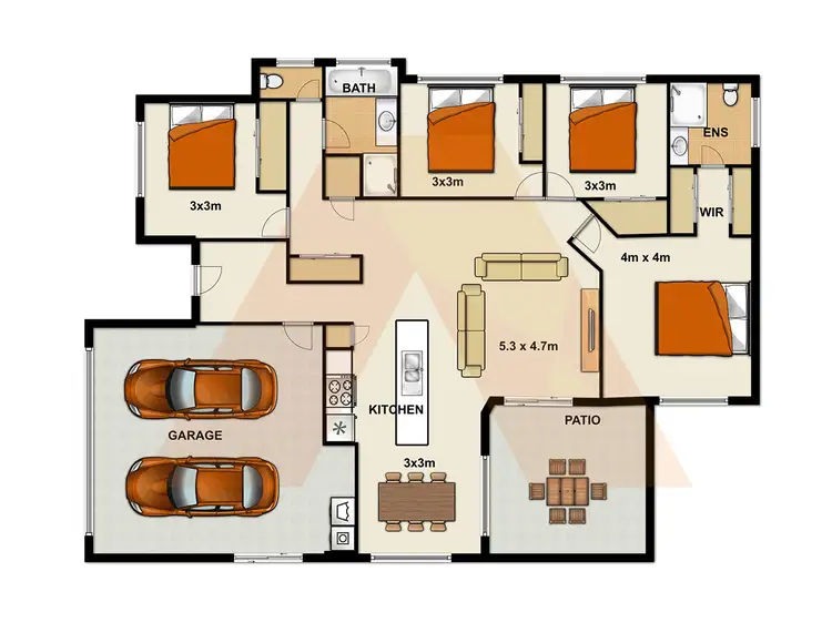 Floorplan of Homely house listing, 26A Spruce Street, Loganlea QLD 4131