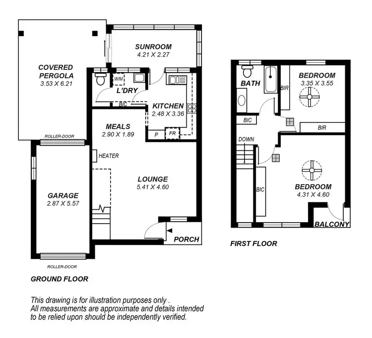 Floorplan of Homely townhouse listing, 4/8 Wallala Avenue, Park Holme SA 5043