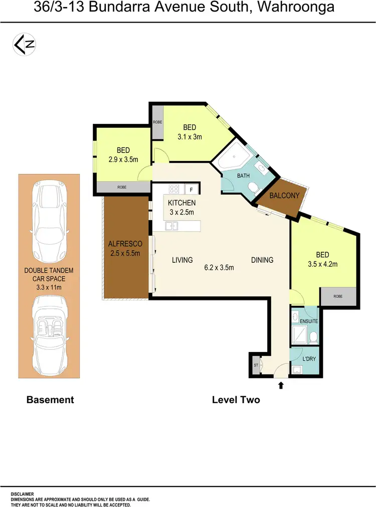 Floorplan of Homely apartment listing, 36/3-13 Bundarra Ave Sth, Wahroonga NSW 2076