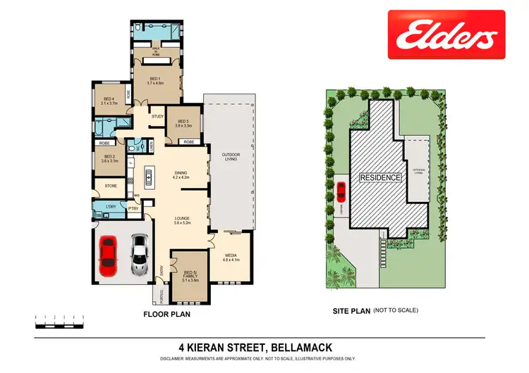 Floorplan of Homely house listing, 4 Kieran Street, Bellamack NT 832