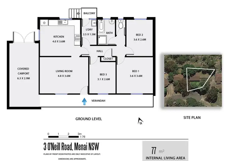 Floorplan of Homely house listing, 3 O'Neill Road, Menai NSW 2234