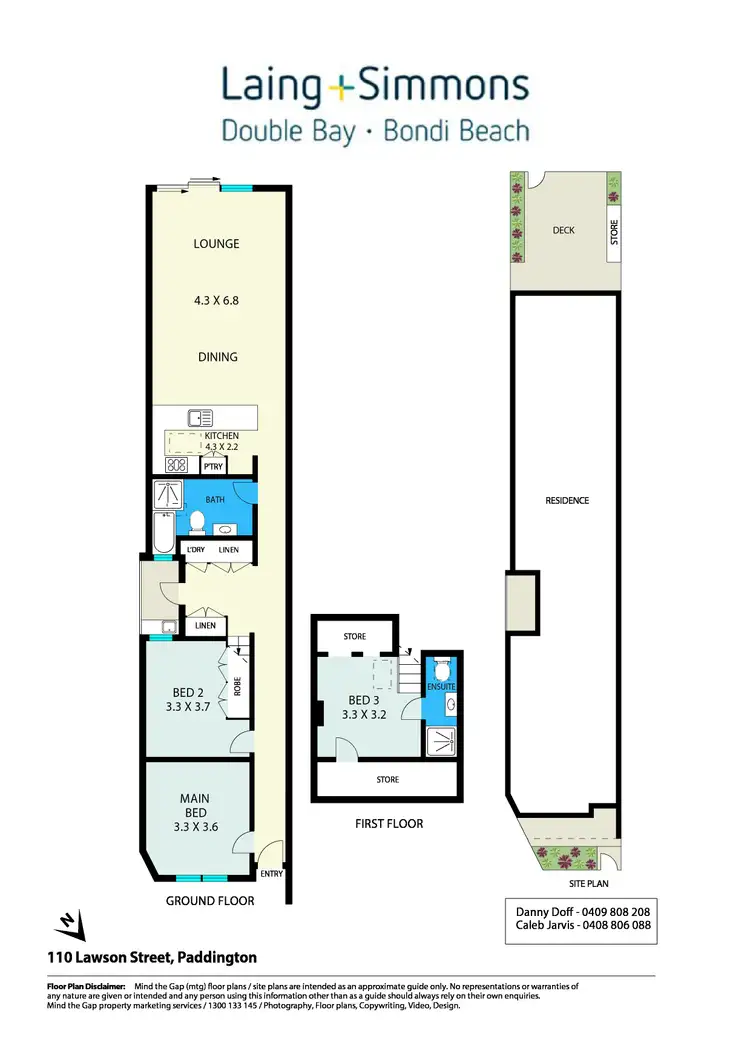 Floorplan of Homely house listing, 110 Lawson Street, Paddington NSW 2021