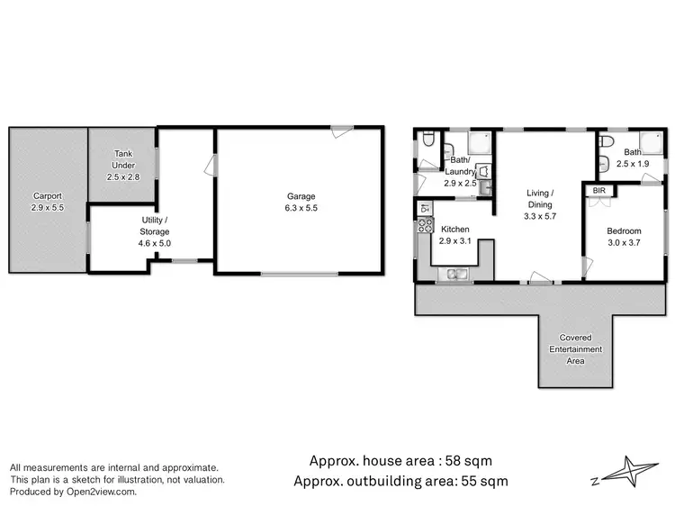 Floorplan of Homely house listing, 20A Carlton Beach Road, Dodges Ferry TAS 7173