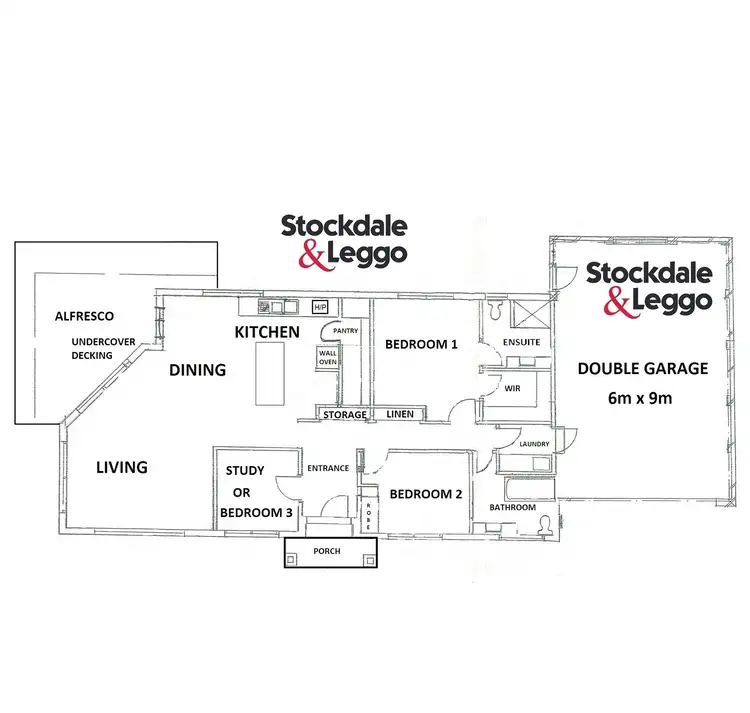 Floorplan of Homely house listing, 6-8A Henry Street, Koo Wee Rup VIC 3981
