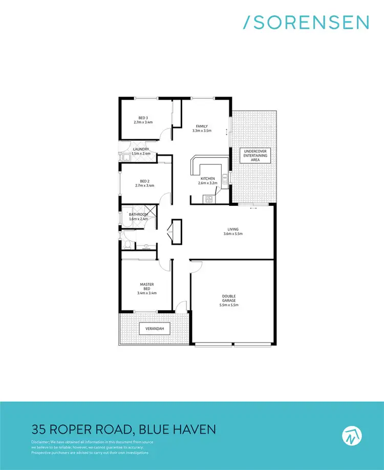 Floorplan of Homely house listing, 35 Roper Road, Blue Haven NSW 2262